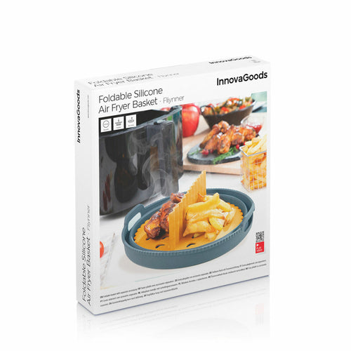 Set of Foldable Silicone Baskets with Handles and Dividers for Air