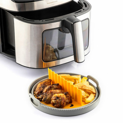 Set of Foldable Silicone Baskets with Handles and Dividers for Air