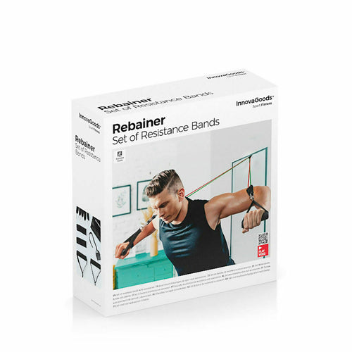 Pack Push-Up Board and Set of Resistance Bands with Accessories and
