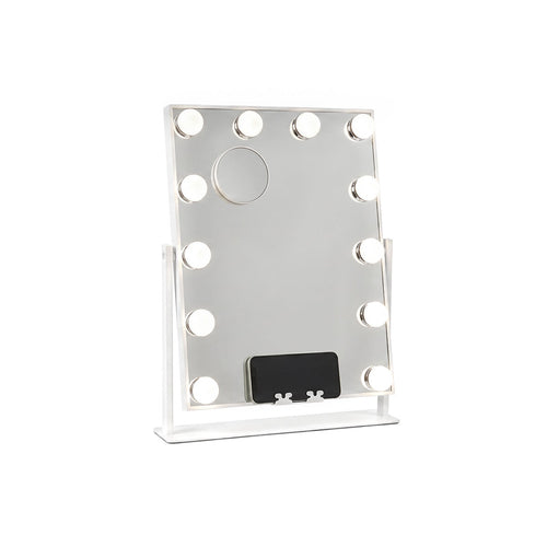 Tilting LED Vanity Mirror Hollywood Glarisse InnovaGoods 12 Light
