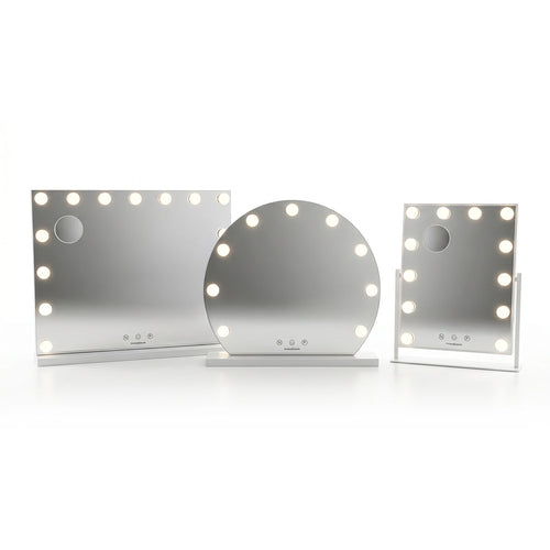 Tilting LED Vanity Mirror Hollywood Glarisse InnovaGoods 12 Light