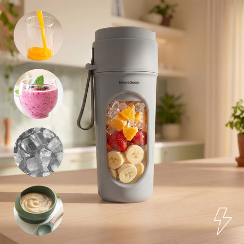 Rechargeable Portable Individual Glass Blender Wellsy InnovaGoods
