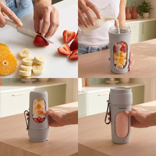 Rechargeable Portable Individual Glass Blender Wellsy InnovaGoods